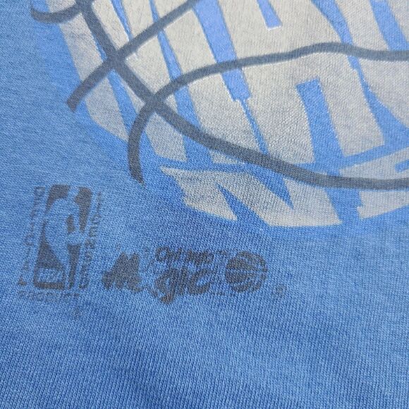 Vintage Orlando Magic NBA Men's T-Shirt Size 4XL Distressed 90's Pure Magic USA - Picture 4 of 11